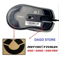Combo of 10 Fuhlen G90 G90pro G90S Mouse Feet Logitech G102 G304 Mouse Feet - G703 G603 G403 Mouse F