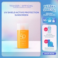 Wardah UV Shield Active Protection Serum Sunscreen SPF50 PA++++ 35ml - Designed for Sports Activity,
