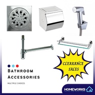 [CLEARANCE SALES] BATHROOM ACCESSORY HAND BIDET BASIN TAP PAPER HOLDER HARGA BORONG
