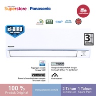 Panasonic AC Split Dinding Standard Low Watt Si-Biru 1/2 PK  ( 0.5 PK ) - CS-KN5WKJ | KN5WKJ | KN5 WKJ