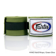 Fairtex ผ้าพันมือนักมวย ผ้าพันมือมวย ชกมวย ฟิตเนสที่บ้าน คอตตอน ไนล่อน Fairtex HW2 Hand Wrap Inner Gloves Bandages Nylon Cotton 4.5 m