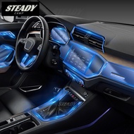 For Audi Q3 F3 G2B 2012-2022 2023Car Interior Center Console Transparent TPU Protective Film Anti-sc