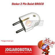 Steker 2 Pin Arde Bulat 13310 BROCO