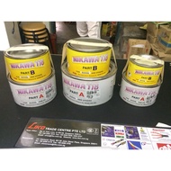 NIKAWA A+B BOND WOOD BOAT CERAMIC GLASS STRENGTH ADHESIVE GUM GLUE GAM KAYU FIBER PAPAN TOOL SET GUM