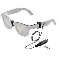 สายชาร์จขยายใช้งานร่วมกับ RayBan META Smart Glasses Charger Case 1.2M สําหรับ Wayfarer Skyler และ He