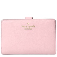 Kate Spade Leila Medium Compact Bifold Wallet in Bright Carnation WLR00394