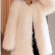 NWS25 WOMAN STYLO FUR FAUX COAT WOMAN MEDIUM LENGTH