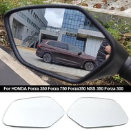 Racingcar Pair Motorcycle Convex Mirror Increase Rearview Mirrors Side Mirror View Vision Lens Accessories For HONDA Forza 350 Forza 750 Forza350 NSS 350 Forza 300