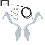 Go Kart Pedals for Carter Go Kart Accelerator Go Kart Pedals with Throttle Cable Go Kart Brake Pedal