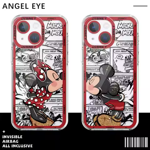 Disney Minnie Mickey Case for OPPO A98 A94 A92 A78 A76 A74 A72 A58 A54 4G A55 A16 A17 A32 A57 A31 5G