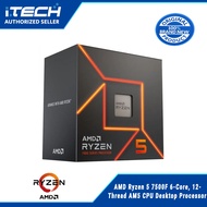 AMD Ryzen 5 7500F 6-Core, 12-Thread AM5 CPU Desktop Processor