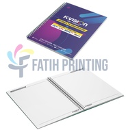 CUSTOM NOTEBOOK CUSTOM BOOKLET/ notebook a4 notebook spiral notebook cover