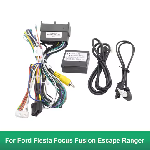 Car 16pin Harness Adapter Canbus Decoder For Ford Fiesta Focus Fusion Escape Ranger Android Radio Po