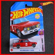 Hot Wheels Alfa Romeo Giulia T1 Super First Edition Hotwheels 2025 Classic Car Red Alfaromeo Compact
