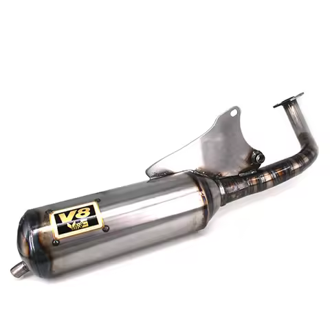 Motorcycle V8 exhaust pipe Racing Full Exhaust System for V8 BWS V8 ZX V8 JOG V8 DIODIO90 RR DIO 26A