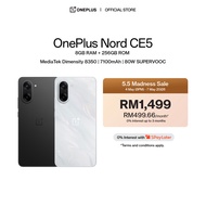 OnePlus Nord CE5 Smartphone | 8GB + 256GB | MediaTek Dimensity 8350 | 7100mAh | 80W SUPERVOOC