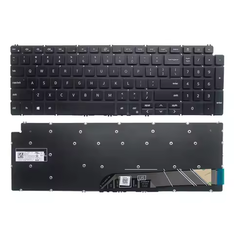 US/SP/RU/BR keyboard for Dell 15-5501 5502 5508 5509 5591 3501 3502 3505 7591 7590 5590 5584 7790 77