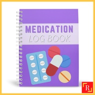 Medication Log Book/Notebook/Journal 1 - (A5 | 104 Weeks | 2 Years)|ROYCE PUBLISHING