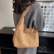 Korean Shoulder Bag Casual Tote Bag Plain Shopping Bag