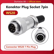 Connector 7 Pin Plug Panel Mount Connector 7 pin