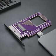 JEYI PCIe 5.0 U.2 SFF-8639 Adapter, 128Gbps Gen5 U.2 SSD to PCIe X4/X8/X16, Backward Compatible 4.0/
