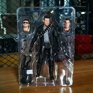 NECA Terminator T-800 Arnold Schwarzenegger Action Figure Koleksi PVC Model Mainan Anak Patung Brinq