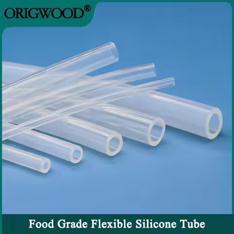 1/5/10M Food Grade Transparent Silicone Rubber Hose ID 0.5 1 2 3 4 5 6 7 8 9 10 12 13 14mm O.D Flexi