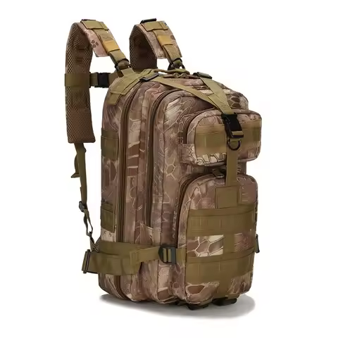 30L Military Tactical Bag Outdoor Sports Mountaineering Bag Oxford Waterproof Camouflage 3p Backpack