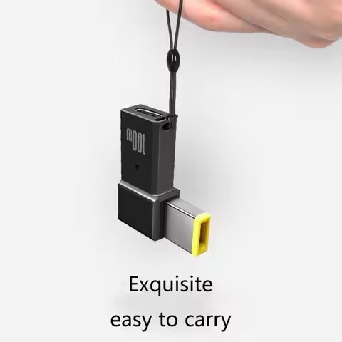 100W USB Type C Female to Square PD Plug Converter USB-C Fast Charging Cable Thinkpad Laptop for DC 