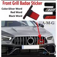 MERCEDES BENZ FRONT GT GRILLE AMG LOGO EMBLEM AMG Emblem