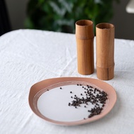 CHABATREE BAMBOO SALT & PEPPER SET (TEAK) (ST306)