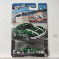 Hot Wheels 1971 Porsche 912 Vintage Racing Club Special Card Green (not mint)