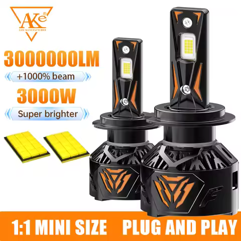 H7 H4 H11 LED Headlight Canbus 3000000LM 3000W High Power Car Lamps 9005 HB3 9006 HB4 H1 H3 880 Turb