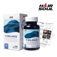 ยาปลูกผม Hair Soul (H Balanze) ชุดรากผมแข็งแรง-หลุดร่วงยาก ระดับพรีเมี่ยม ยาแก้ผมบาง-หัวล้าน สกัดจากสมุนไพรหายาก ได้ทั้งชาย-หญิง จาก GERMANY 30 Capsules