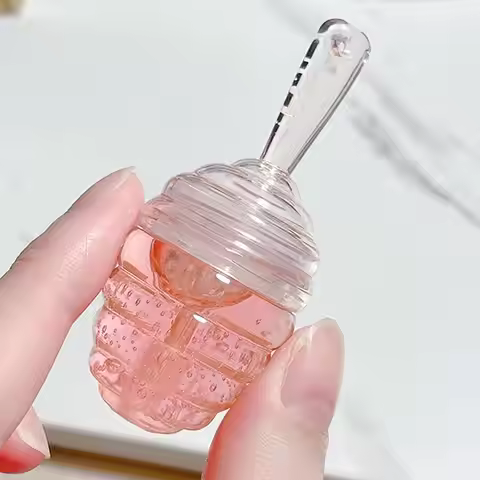 Lovely Honey Pot Lip Oil Lip Gloss Lip Balm Hydrating Lip Balm For Lip Care Moisturizing Clear Lip O