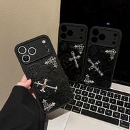 Retro Cross DIY phone cases for iphone 18 Pro Max 17 Pro Max 16 Pro Max 15 Pro Max 14 Pro Max i14 13