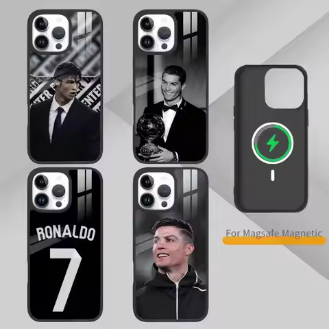 Sports Star CR7 G-Cristiano R-Ronaldo Phone Case For iPhone17,16,15,14,13 Plus,Pro Max Magnetic For 