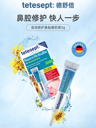 German Tetesept repair nasal mucosa ointment for children with dry nasal cavity and nosebleeds nose ointment and moisturizing gel
