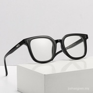 Bingkai hitam cermin mata bingkai lelaki tanpa solek alat hebat TR90 flat light cermin mata anti-blu