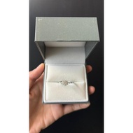 Moissanite silver ring (CSM 38) 1CT