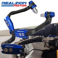 REALZION For Yamaha R15m R15v4 R15 m R15 v4 Motorcycle Lever Guards Hand Guard Aluminum Alloy 2Pcs
