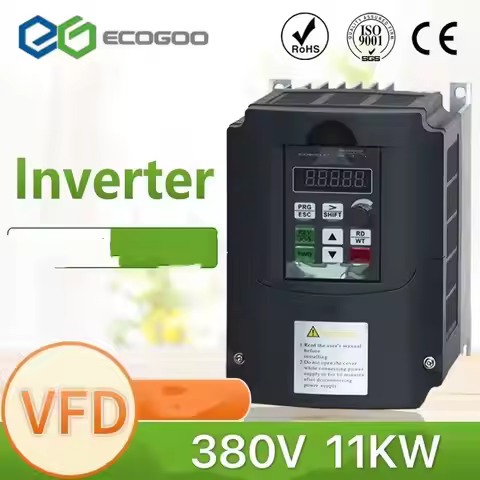 VFD AC 380V 400v 7.5kw 11KW Variable Frequency Drive 3 Phase Speed Controller Inverter Motor VFD Inv