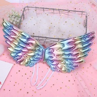 NNJXD Kids Unicorn Costume Gold Silver Unicorn Wings For Kids Girl Wings Halloween Cosplay