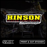 Sticker Stiker Hinson Racing
