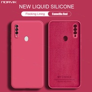 NORVIK โทรศัพท์ซิลิโคนเหลวทางการสี่เหลี่ยมสำหรับ OPPO A78 Reno 10 A98 8T A58 8 A57 A77S A77 7 8Z 7Z 