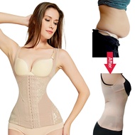MIESHUT Womens Waist Corset Postpartum Tummy Control Top Trainer Shapewear Womens Flat Belly Waist T