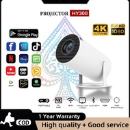 HY300 PRO 4K Projector - Smart Mini Projector with  WiFi  & Bluetooth for Home Theater
