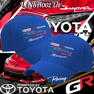 Ready Stock Toyota Gr Racing Team Graphic Pure Cotton Printed Baseball Cap Outdoor hat#010