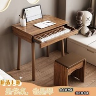 babefat兒童電子琴抽屜式書桌電子琴初學可彈奏男女孩小鋼琴木質