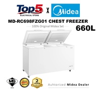 Midea Chest Freezer (500L / 660L / 860L) 2in1 Function WD-500WR / MD-RC698FZG01MY / MD-RC955FZG01MY 